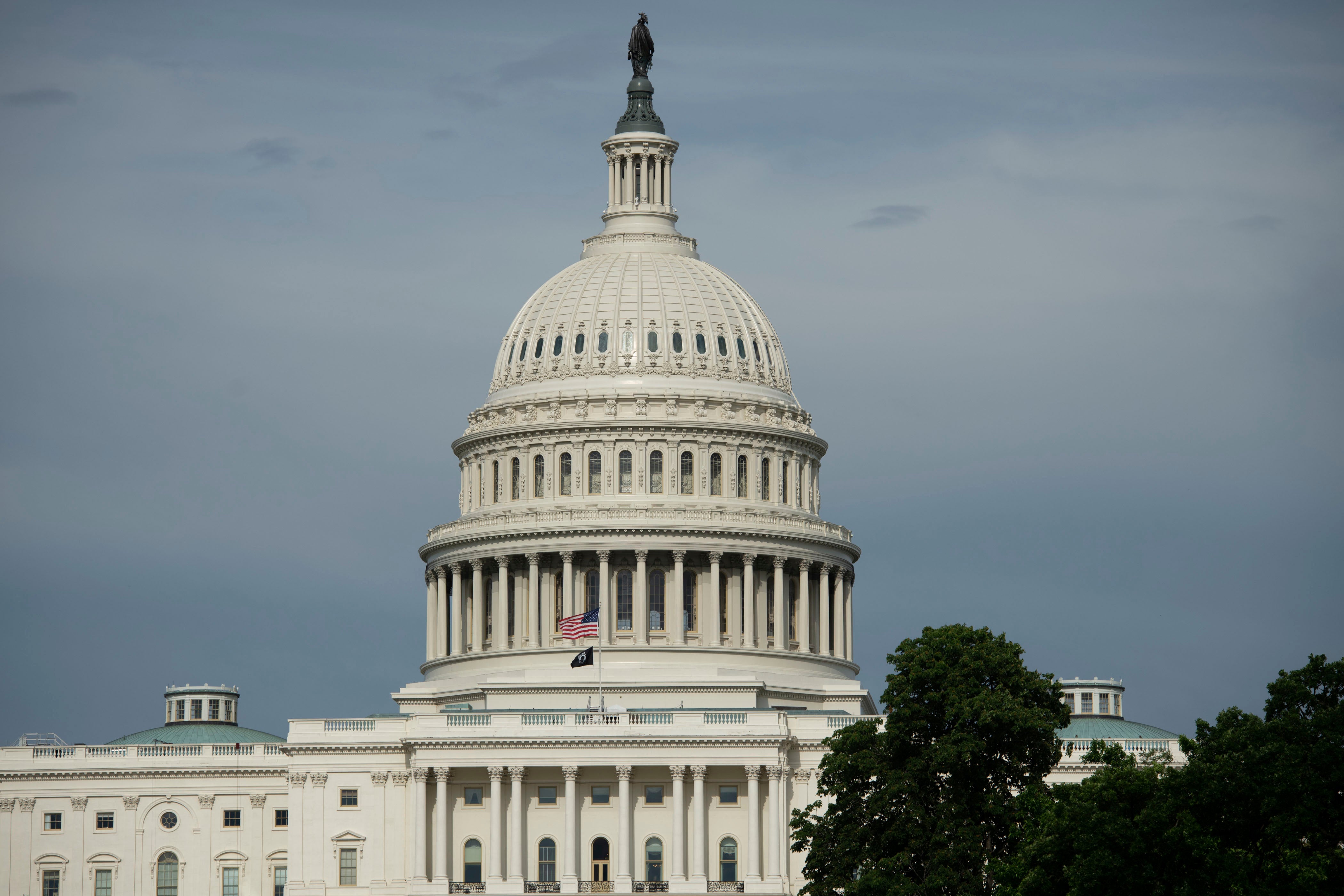 A view of the U.S. Capitol Building in Washington, D.C., on May 28, 2020.