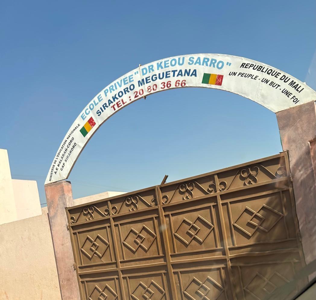 Une école fermée à Bamako, au Mali, le 27 octobre 2025.