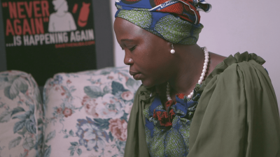 A picture of a Sudanese human rights defender.