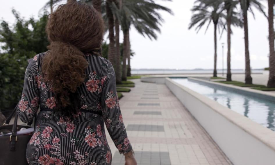 Rajee Narinesingh, a transgender human rights advocate, in Miami, Florida, October 2018. 