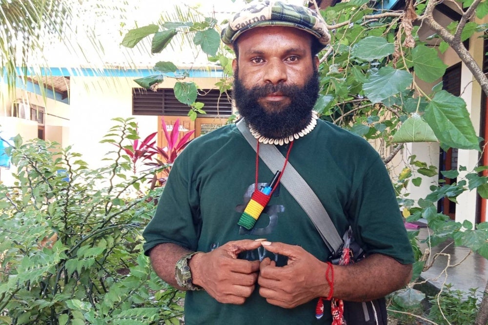 A man poses for a photo 