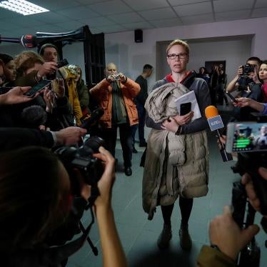 Marina Zolotova take questions media after announcement