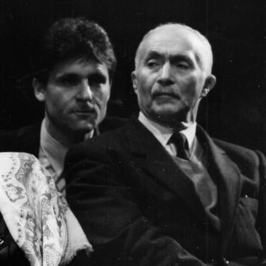 Ali Yahia Abdennour, long-time president of the Algerian League for the Defense of Human Rights.