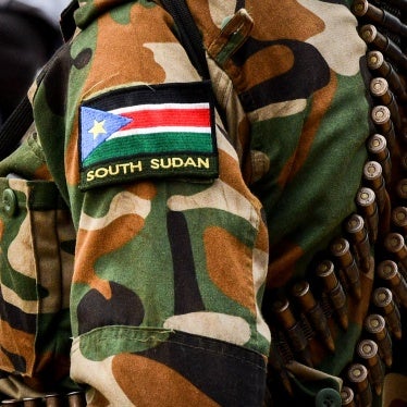 A guard of South Sudan People's Defence Forces (SSPDF) in Malakal, November 21, 2022.