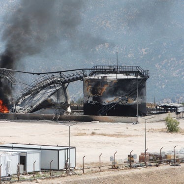 The Sarsang oilfield operated by HKN Energy, after a drone attack, in Duhok province, Iraq, July 17, 2025.