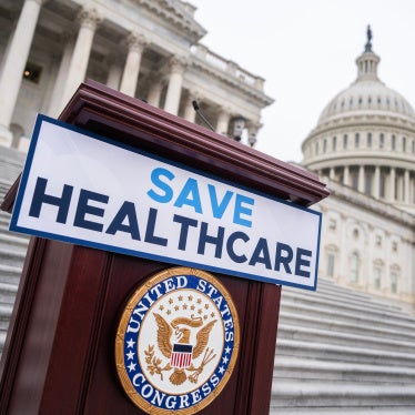 A sign on the House steps of the US Capitol on September 30, 2025. 