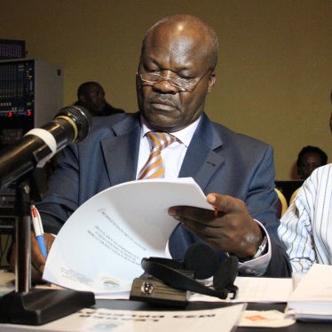Roger Lumbala Tshitenga, a former Congolese rebel leader and government minister, in Kampala, Uganda, February 6, 2013.