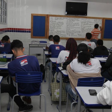 Students in a classroom in a state public school in Lauro de Freitas, Bahia, May 17, 2023. 
