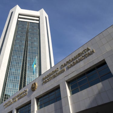 The Majlis, the lower house of Kazakhstan's Parliament, is seen in Astana, Kazakhstan, on October 11, 2015.