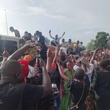 Mourners at the funeral for seven victims of the attack on Nkana on November 23, 2025, in Makulu, Democratic Republic of Congo, December 5, 2025. 