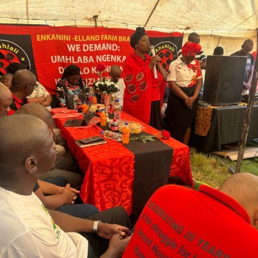 A memorial service for Zweli ‘Khabazela’ Mkhize, activist and treasurer of Abahlali baseMjondolo’s (AbM) eNkanini branch in Gauteng, South Africa, February 19, 2026.