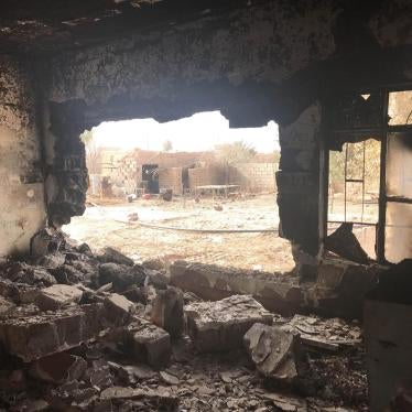 Remnants of “Jamil’s” home PMF forces destroyed on January 9. © 2018 Belkis Wille/Human Rights Watch